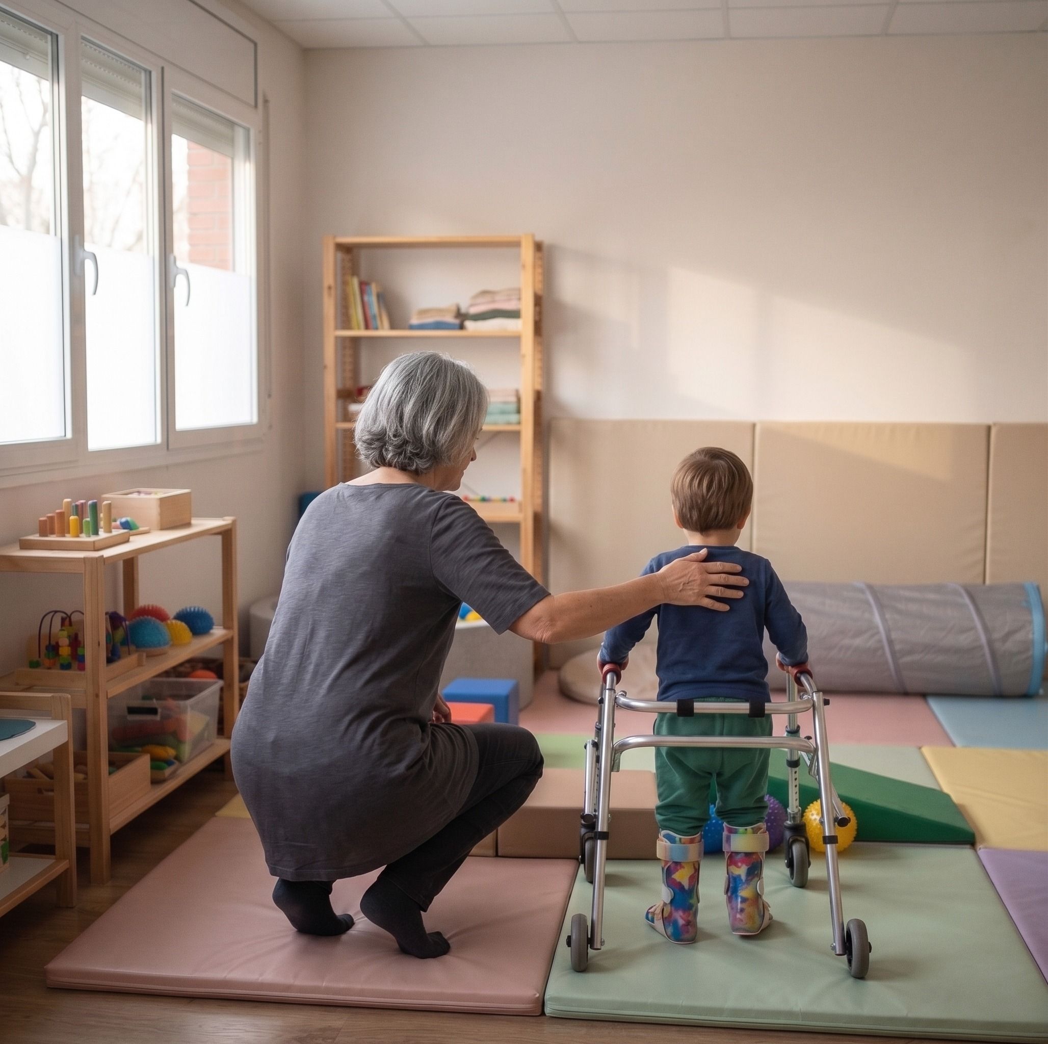 Representación ilustrativa generada mediante IA para el capítulo «Antes de hablar de terapia, hablemos de infancia». La escena es ficticia.